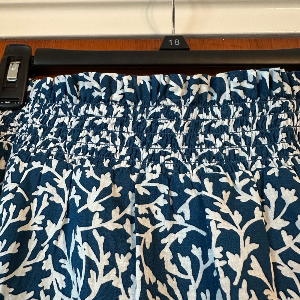 J. Crew Blue and White Bubble Mini Skirt - Picture 4 of 7